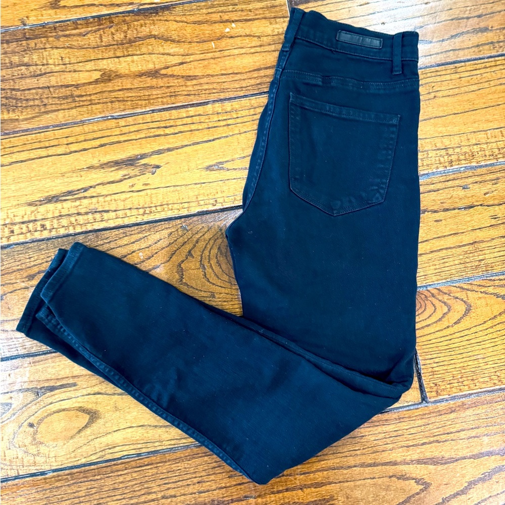 Express Women’s Black Denim Jean Skinny Fit Leggings 
Size 6